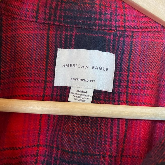 American Eagle boyfriend fit flannel, size medium - Picture 2 of 3